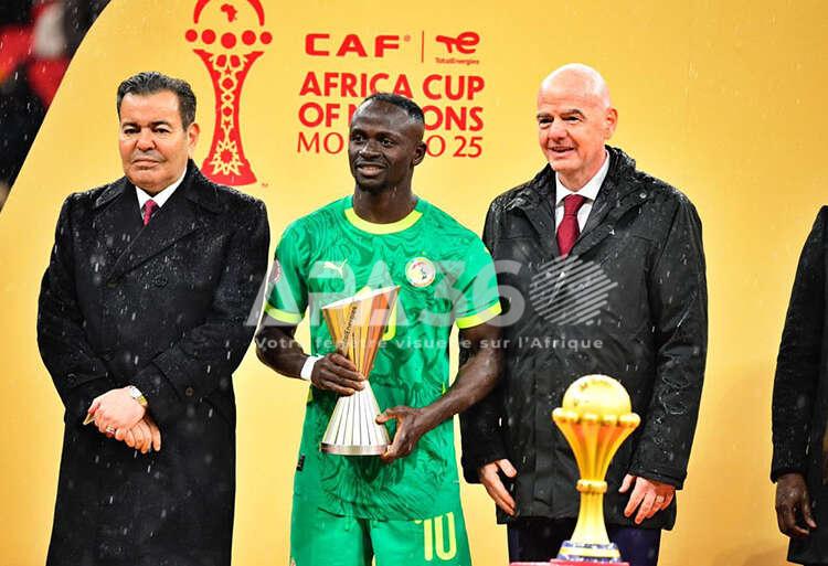 Sadio Mané élu meilleur joueur du tournoi