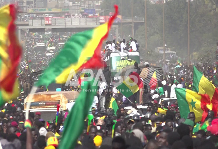 Sénégal/CAN 2025  parade populaire des champions d’Afrique à Dakar
