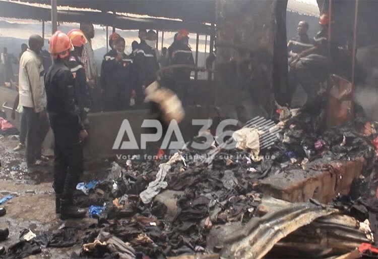 Bamako : l’incendie du marché Sougounicoura inquiète