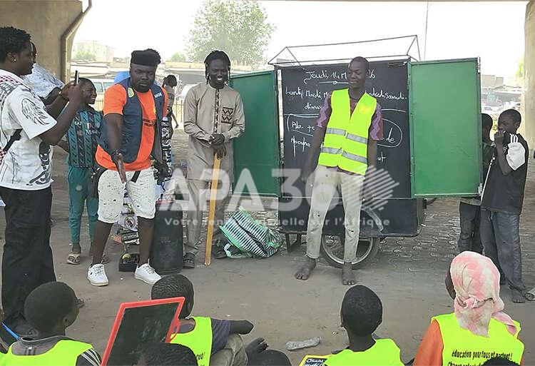 Tchad : l’école mobile d’Aleva redonne espoir aux enfants de la rue